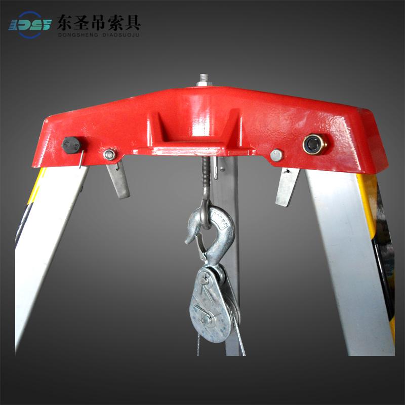 在救援三腳架上一些特殊的零部件可以進行調(diào)節(jié)