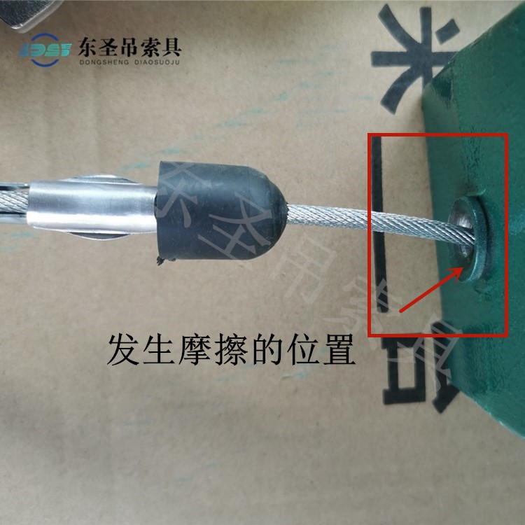工業(yè)防墜器使用過(guò)程中發(fā)生摩擦的位置